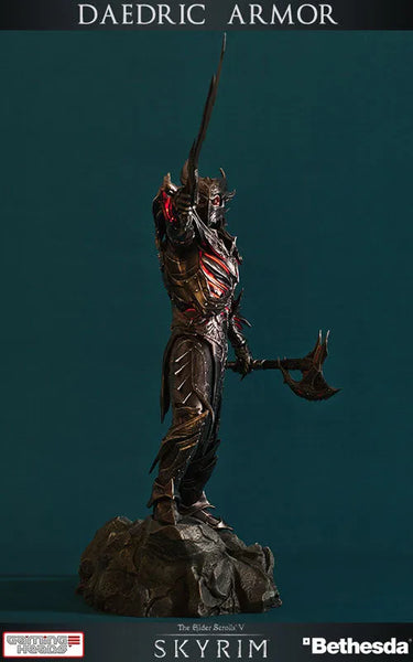 The Elder Scrolls V: Skyrim - Dark Elf Daedra Armor 1/6 Statueㅤ – Gantaku – ActionFigure Brasil — ângulo diferente