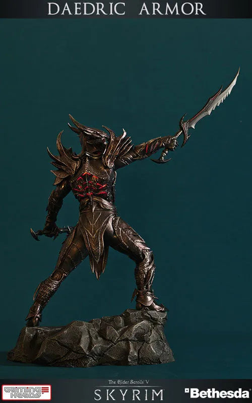 The Elder Scrolls V: Skyrim - Dark Elf Daedra Armor 1/6 Statueㅤ – Gantaku – ActionFigure Brasil