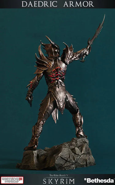 The Elder Scrolls V: Skyrim - Dark Elf Daedra Armor 1/6 Statueㅤ – Gantaku – ActionFigure Brasil — embalagem