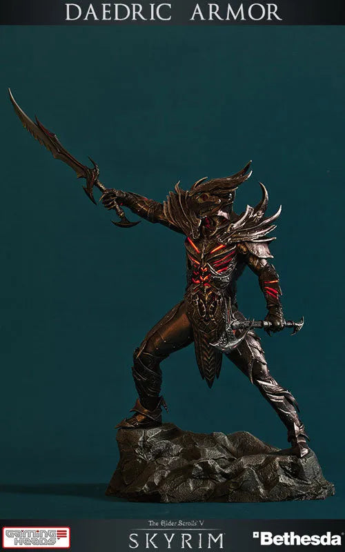 The Elder Scrolls V: Skyrim - Dark Elf Daedra Armor 1/6 Statueㅤ – Gantaku – ActionFigure Brasil