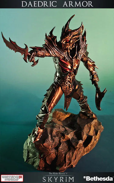 The Elder Scrolls V: Skyrim - Dark Elf Daedra Armor 1/6 Statueㅤ – Gantaku – ActionFigure Brasil — ângulo diferente