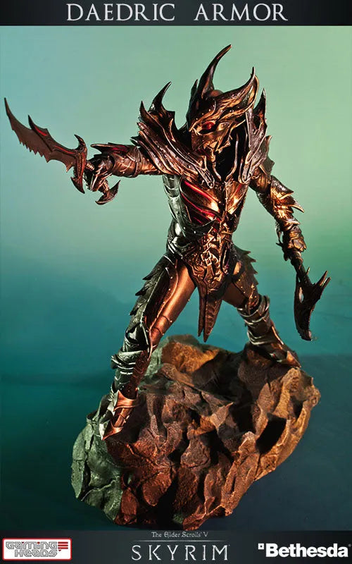 The Elder Scrolls V: Skyrim - Dark Elf Daedra Armor 1/6 Statueㅤ – Gantaku – ActionFigure Brasil