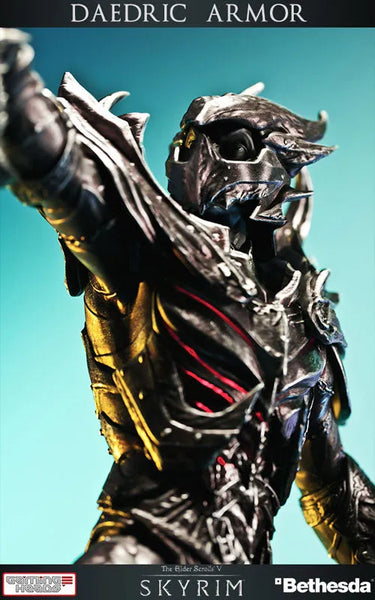 The Elder Scrolls V: Skyrim - Dark Elf Daedra Armor 1/6 Statueㅤ – Gantaku – ActionFigure Brasil — close