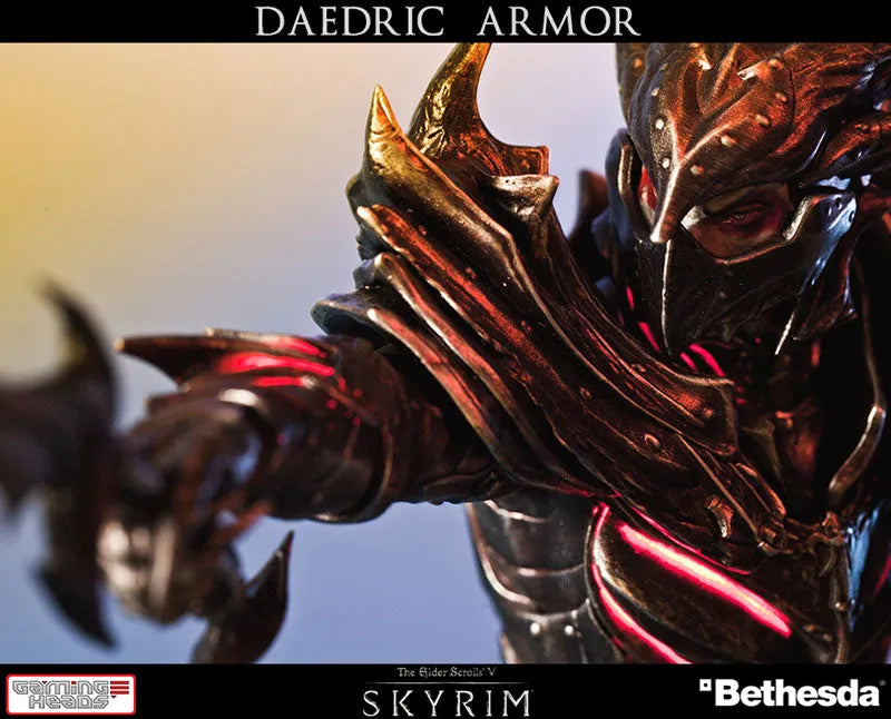 The Elder Scrolls V: Skyrim - Dark Elf Daedra Armor 1/6 Statueㅤ – Gantaku – ActionFigure Brasil