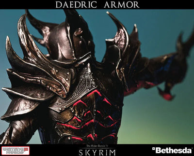 The Elder Scrolls V: Skyrim - Dark Elf Daedra Armor 1/6 Statueㅤ – Gantaku – ActionFigure Brasil — iluminação de estúdio