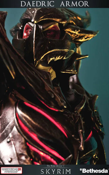The Elder Scrolls V: Skyrim - Dark Elf Daedra Armor 1/6 Statueㅤ – Gantaku – ActionFigure Brasil — close