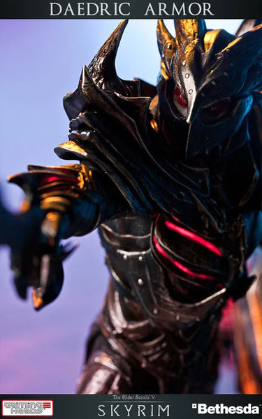 The Elder Scrolls V: Skyrim - Dark Elf Daedra Armor 1/6 Statueㅤ – Gantaku – ActionFigure Brasil — ambientada