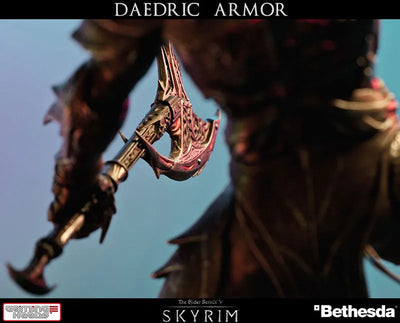 The Elder Scrolls V: Skyrim - Dark Elf Daedra Armor 1/6 Statueㅤ – Gantaku – ActionFigure Brasil — close