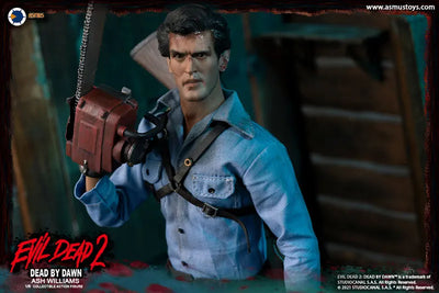 The Evil Dead II 1/6 Collectible Action Figure Ashㅤ – Asmus Toys – ActionFigureBrasil — ângulo diferente