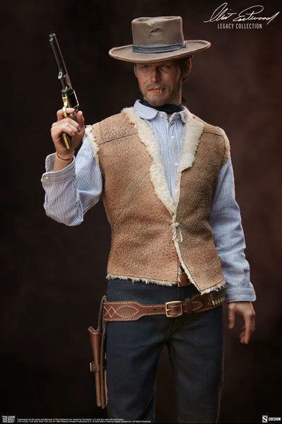 "The Good, the Bad and the Ugly" 1/6 Scale Figure SideShow Six Scale Nameless Manㅤ – Sideshow Collectibles – ActionFigureBrasil — com base expositora