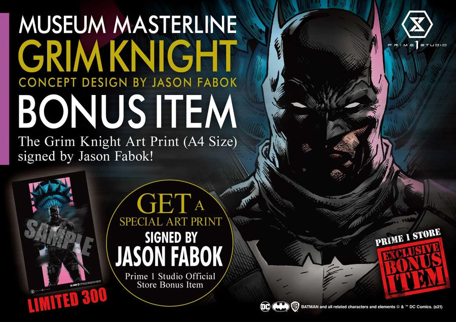 The Grim Knight (Exclusive Bonus Version) Dark Nights: Metal (Comics) – Prime1Studio – ActionFigure Brasil