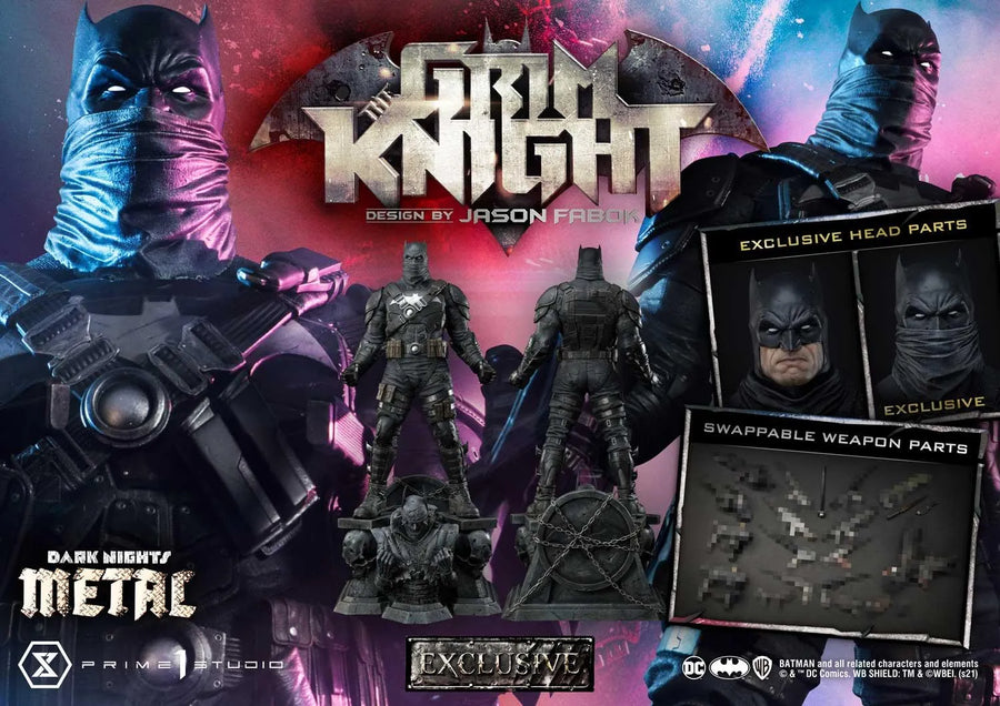 The Grim Knight (Exclusive Bonus Version) Dark Nights: Metal (Comics) – Prime1Studio – ActionFigure Brasil