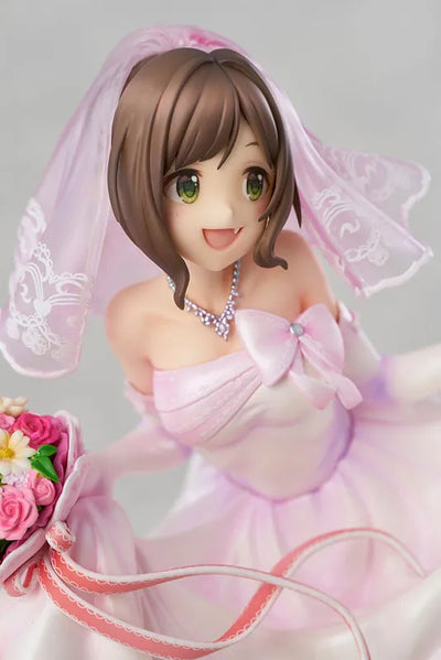 THE iDOLM@STER Cinderella Girls - Maekawa Miku - 1/7 - Dreaming Bride Ver., Limited Edition (Knead)ㅤ – Knead – ActionFigureBrasil — ambientada