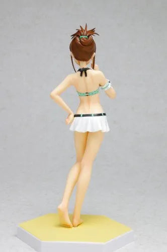 The Idolmaster - Akizuki Ritsuko - Beach Queens - 1/10 - Swimsuit ver. (Wave)ㅤ – Wave – ActionFigure Brasil — com base expositora