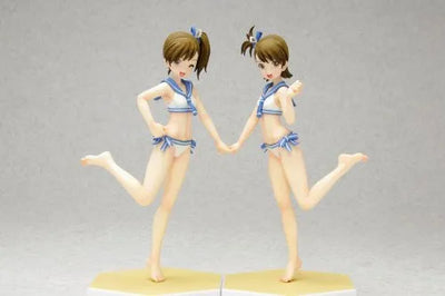 The Idolmaster - Futami Ami - Beach Queens - 1/10 - Swimsuit ver. (Wave)ㅤ – Wave – ActionFigureBrasil — ambientada