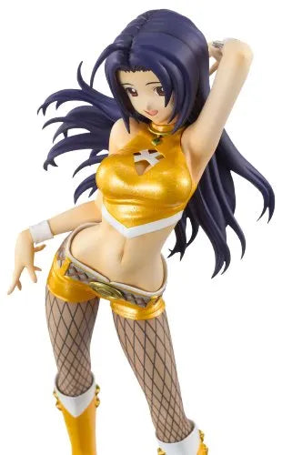 The Idolmaster - Miura Azusa - Brilliant Stage - 1/7 - Miyazawa Models Limited Sunshine Yellow ver. (MegaHouse)ㅤ – MegaHouse – ActionFigureBrasil — detalhe do produto