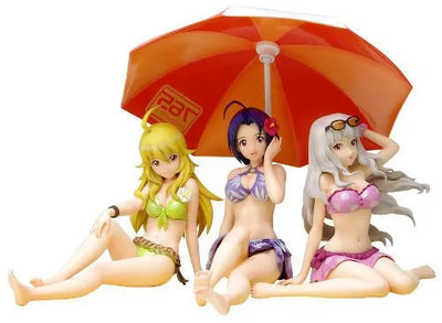 The Idolmaster (TV Animation) - Hoshii Miki - Miura Azusa - Shijou Takane - Beach Queens - 1/10 - Swimsuit ver., Ver.2 (Wave)ㅤ – Wave – ActionFigure Brasil