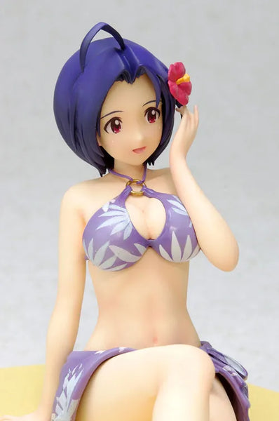 The Idolmaster (TV Animation) - Miura Azusa - Beach Queens - 1/10 - Swimsuit ver., Ver.2 (Wave)ㅤ – Wave – ActionFigure Brasil — ambientada