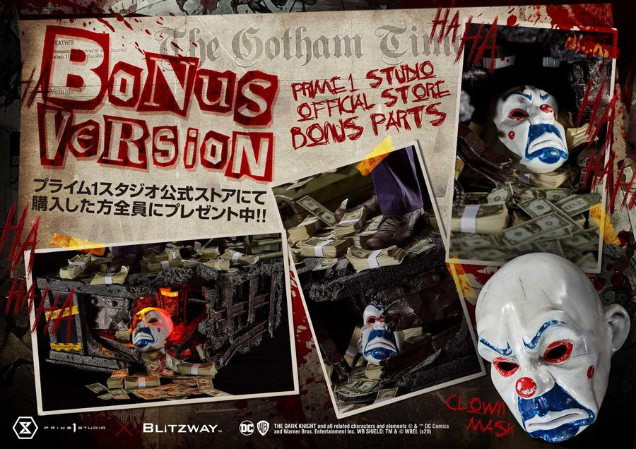 The Joker (Bonus Version) The Dark Knight (Film) – Prime1Studio – ActionFigure Brasil