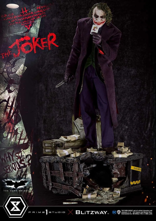 The Joker (Bonus Version) The Dark Knight (Film) – Prime1Studio – ActionFigure Brasil