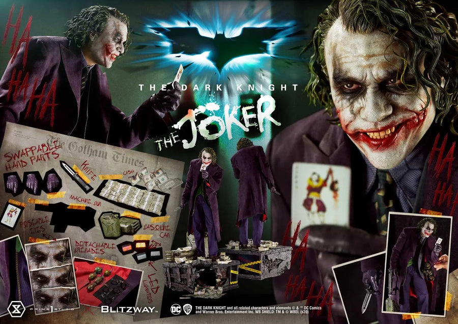 The Joker (Bonus Version) The Dark Knight (Film) – Prime1Studio – ActionFigure Brasil