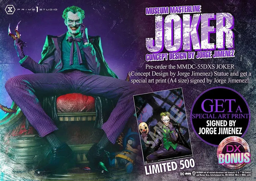 The Joker (Deluxe Bonus Version) - LIMITED EDITION: 500 (Bonus Version) – Prime 1 Studio – ActionFigure Brasil