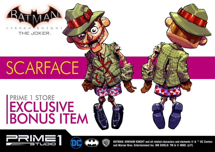 The Joker (Exclusive Bonus Version) Batman: Arkham Knight – Prime1Studio – ActionFigure Brasil