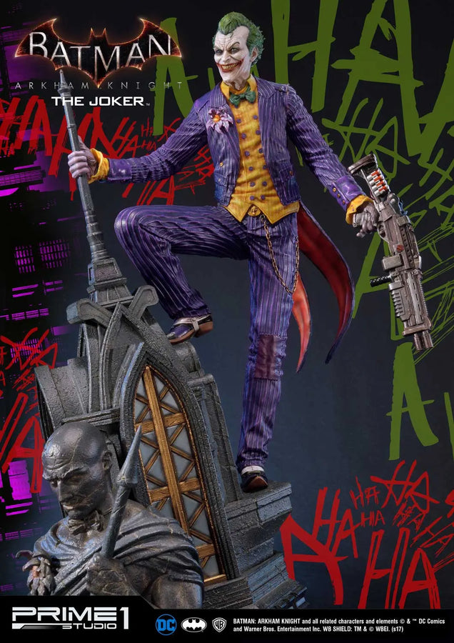 The Joker (Exclusive Bonus Version) Batman: Arkham Knight – Prime1Studio – ActionFigure Brasil