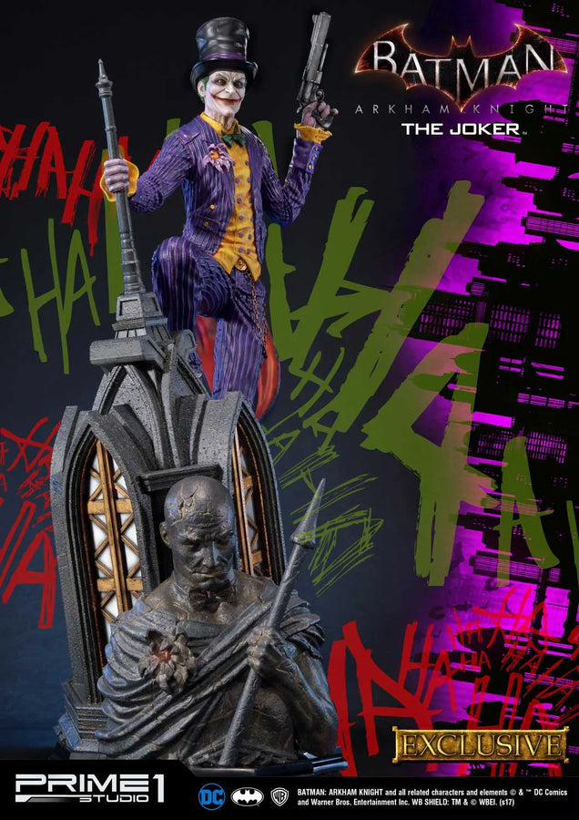 The Joker (Exclusive Bonus Version) Batman: Arkham Knight – Prime1Studio – ActionFigure Brasil