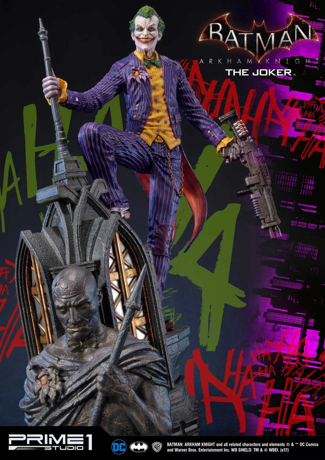 The Joker (Exclusive Bonus Version) Batman: Arkham Knight – Prime1Studio – ActionFigure Brasil