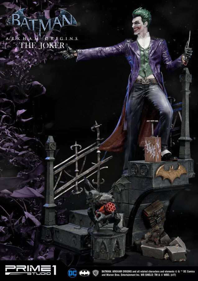 The Joker (Exclusive Version) Batman: Arkham Origins – Prime1Studio – ActionFigure Brasil