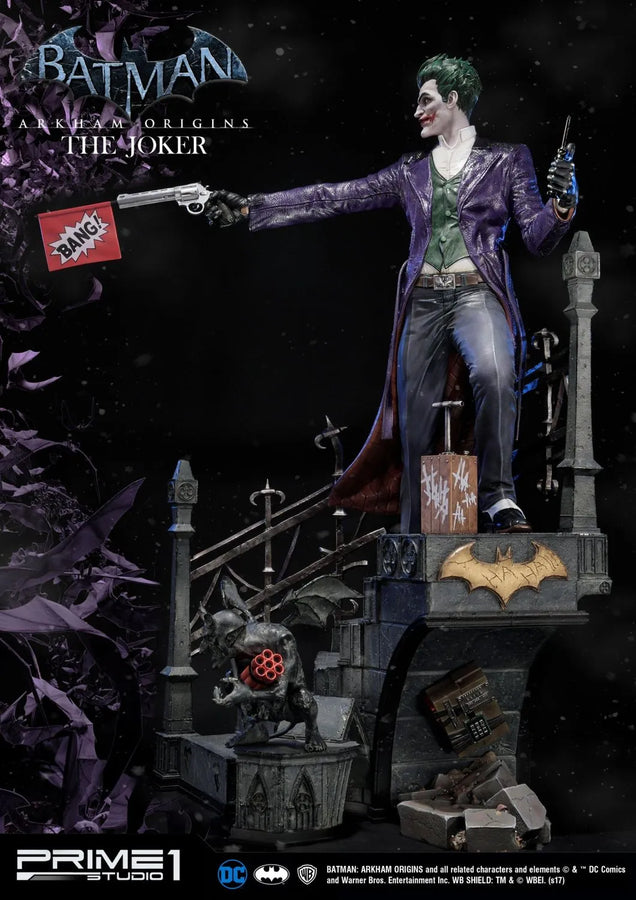The Joker (Exclusive Version) Batman: Arkham Origins – Prime1Studio – ActionFigure Brasil