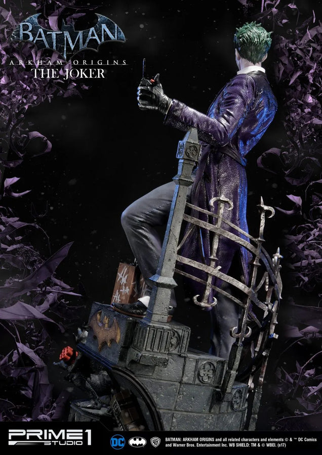 The Joker (Exclusive Version) Batman: Arkham Origins – Prime1Studio – ActionFigure Brasil