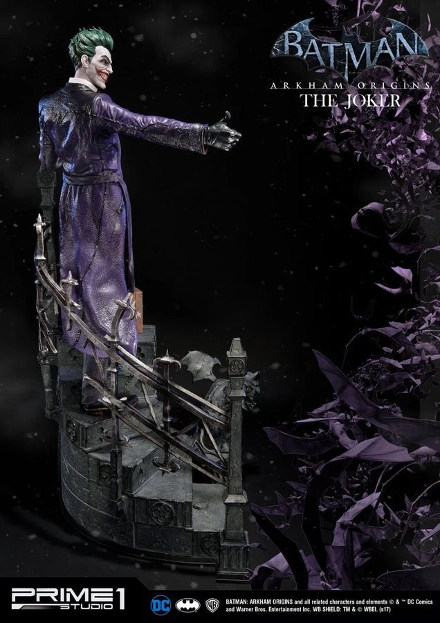 The Joker (Exclusive Version) Batman: Arkham Origins – Prime1Studio – ActionFigure Brasil