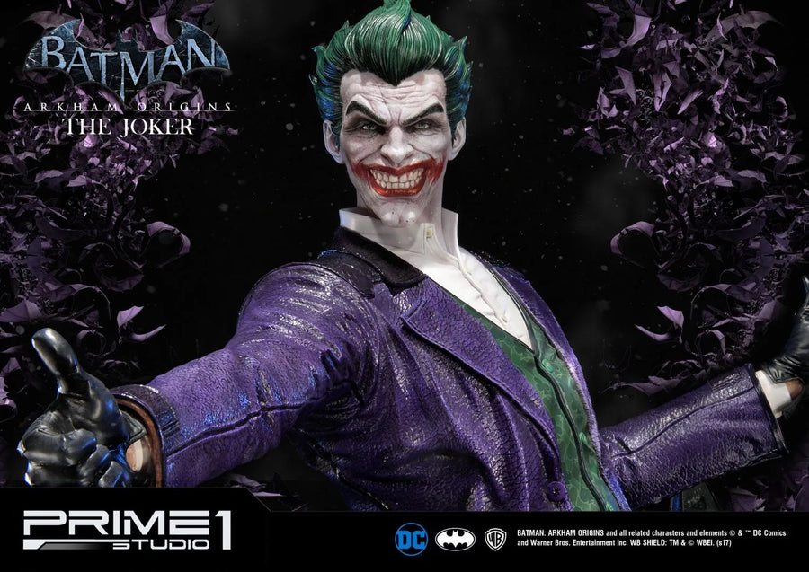 The Joker (Exclusive Version) Batman: Arkham Origins – Prime1Studio – ActionFigure Brasil