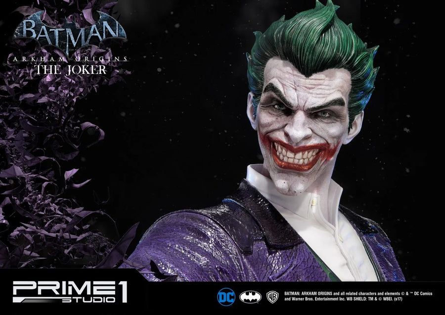 The Joker (Exclusive Version) Batman: Arkham Origins – Prime1Studio – ActionFigure Brasil