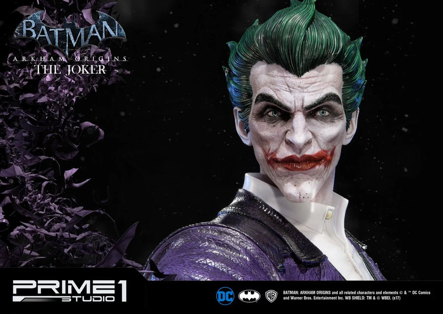 The Joker (Exclusive Version) Batman: Arkham Origins – Prime1Studio – ActionFigure Brasil