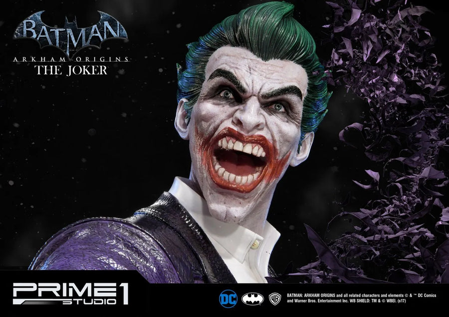 The Joker (Exclusive Version) Batman: Arkham Origins – Prime1Studio – ActionFigure Brasil
