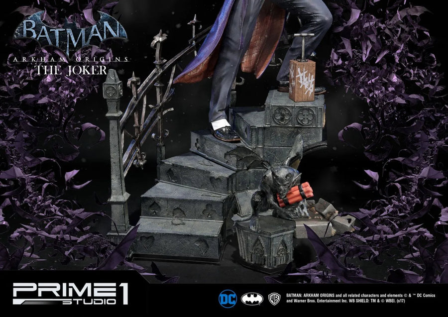 The Joker (Exclusive Version) Batman: Arkham Origins – Prime1Studio – ActionFigure Brasil