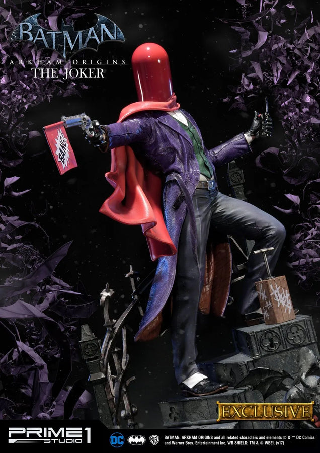 The Joker (Exclusive Version) Batman: Arkham Origins – Prime1Studio – ActionFigure Brasil
