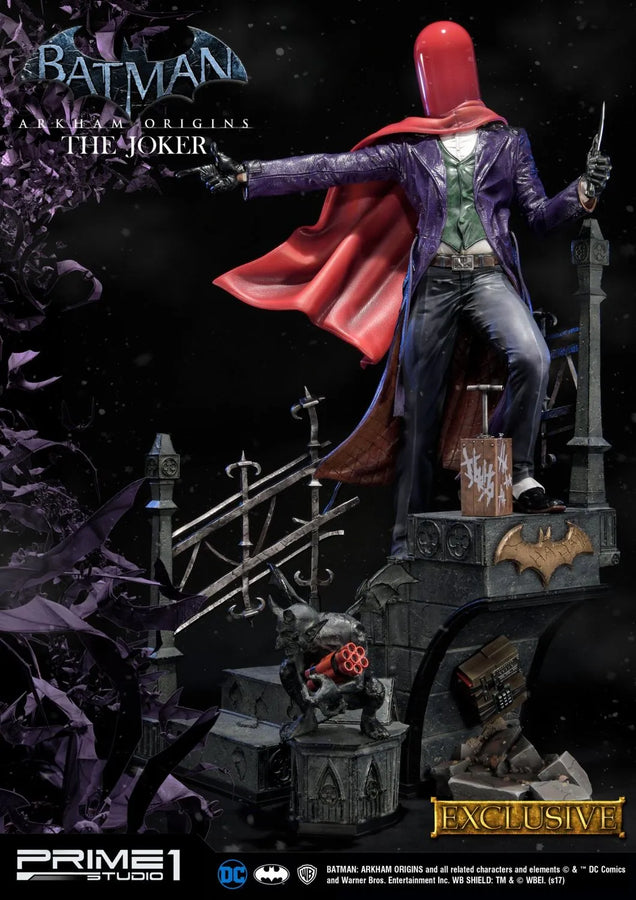 The Joker (Exclusive Version) Batman: Arkham Origins – Prime1Studio – ActionFigure Brasil