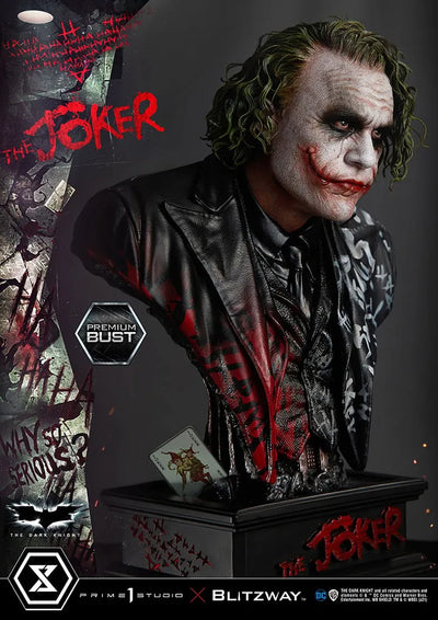 The Joker - LIMITED EDITION: 3800 – Prime 1 Studio – ActionFigure Brasil — com base expositora