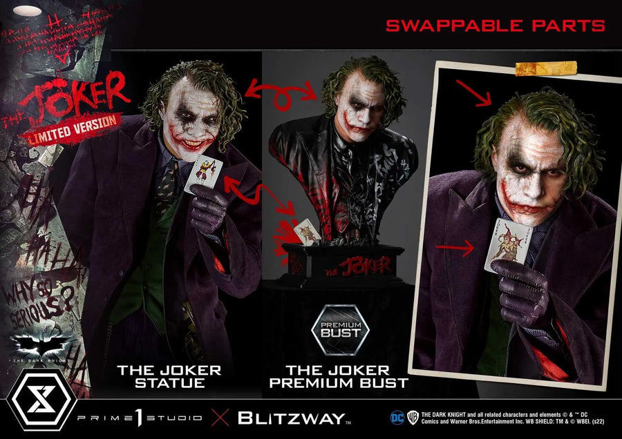 The Joker (Limited Version) The Dark Knight (Film) – Prime1Studio – ActionFigure Brasil