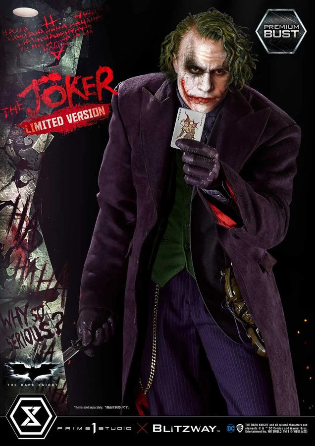 The Joker (Limited Version) The Dark Knight (Film) – Prime1Studio – ActionFigure Brasil