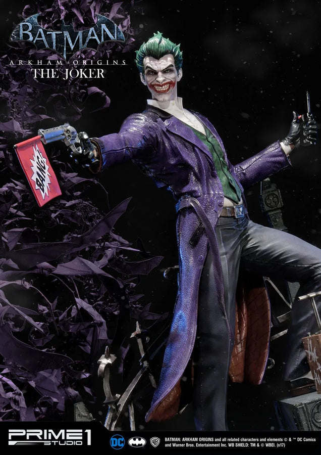 The Joker (Regular Version) Batman: Arkham Origins – Prime1Studio – ActionFigure Brasil