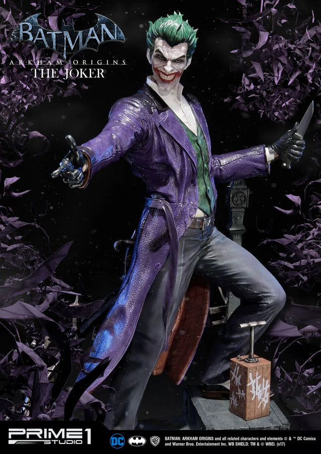 The Joker (Regular Version) Batman: Arkham Origins – Prime1Studio – ActionFigure Brasil