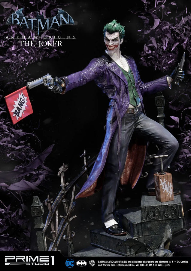 The Joker (Regular Version) Batman: Arkham Origins – Prime1Studio – ActionFigure Brasil