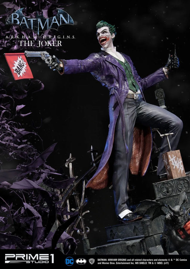 The Joker (Regular Version) Batman: Arkham Origins – Prime1Studio – ActionFigure Brasil