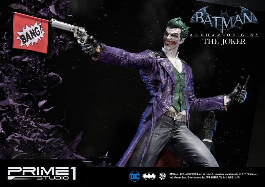 The Joker (Regular Version) Batman: Arkham Origins – Prime1Studio – ActionFigure Brasil