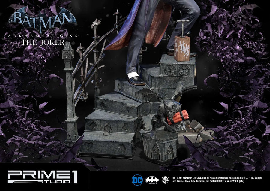 The Joker (Regular Version) Batman: Arkham Origins – Prime1Studio – ActionFigure Brasil